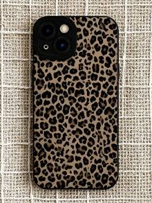 1pc Vintage Fashionable Leopard Print Painted Anti-Drop Phone Protective Case, Compatible With IPhone 17/17 Air/17 Pro/17 Pro Max/16 16 Pro 16 Plus 16 Pro Max 15 XR /7/8 15 Pro Max/12 Pro Max/13 Pro Max/14 Pro Max 13 14 11 12P 14 P11 Soft Shell P12 Anti-Drop XS.XR /78P.78GES2, Suitable For S25 S25 Plus S25 Ultra S24 S23 S22 A134G A22 A21S A15 A52 S22 Ultra A335G, Soft TPU Shock-Proof Anti-Drop Full Coverage Phone Case - Multicolor - View 6