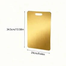 1pc Premium Titanium Alloy Cutting Board - Double-Sided Design, Stainless Steel Material, Suitable For Kitchen And Dining, Kitchen Chopping Board, Durable And Highly Hygienic Japanese Titanium Cutting Board - Multicolor - View 11