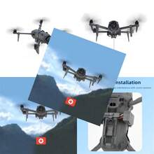 Sistema de lanzamiento de carga útil para accesorios  Mavic 4 Pro dispositivo de transporte y liberación de entrega de dron con equipo de aterrizaje compatible con  Mavic 4 Pro regalo de-0002 - Gris - Ver 1