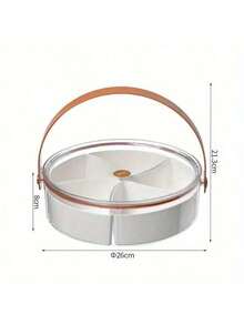 Transparent Portable Simple Dried Fruit Box With Lid Compartmentalized Sealed - default - View 6