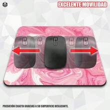 CYPNMouse Pad Tapete para Mouse Marmol Rosa 22 x 18 cm Mousepad Gamer - Base Anti-Derrapante Superficie Suave y Deslizante - Alfombrilla para Mouse y Escritorio. ElementalFashion - Mármol rosa - Ver 3