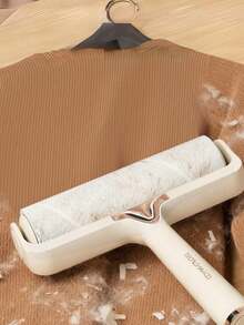 Household Lint Roller, Bed Lint Roller With Refillable Sticky Sheets, Clothes Fuzz Remover - Multicolor - View 3