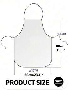 1/5pcs Linen Apron, Green & White Striped Apron, Adult Kitchen Apron, Breathable & Fashionable Apron, Kitchen Supplies Oil-Proof Cooking Protective Apron With Adjustable Strap - Black - View 9