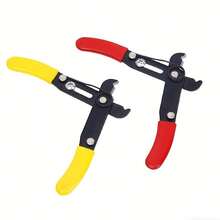 1件装珠宝制作链条钳 - 铆接式手动链条开合工具、DIY剪线钳、无齿钳、可调节迷你剥线钳，用于链条安装和改装 - 彩色 - 查看 1