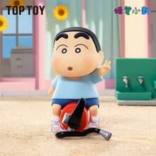 Miniso 蜡笔小新复古日常系列盲盒可动人偶，趣味收藏人偶礼物，经典蜡笔小新& - 彩色 - 查看 7