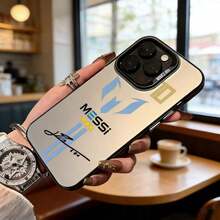 17 Pro Phone Case With Football Superstar Logo, Compatible With 17, 16e, 16, 15, 14, 13, 12, 11, Mini, Pro, Max, Air X, XR, XSMAX, 8, 7 Plus. Shockproof Frosted Back Cover, Everyday Use Phone Case, Shockproof Protective Case, Durable Material, Lightweight Protective Case, Thin And Light Protective Case, User Phone Case. - 1pc - View 5