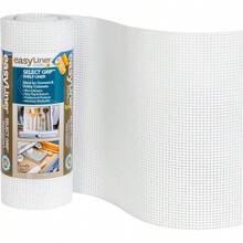Duck EasyLiner Select Grip - Forro de Estante fácil de Instalar y Cortar para Ajustar Antideslizante no calcomanía Estante de cajón y Forro de gabinete para Cocina baño despensa armarios 12 - Blanco - Ver 1