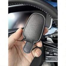 1Pc PU Universal Car Sun Visor Glasses Clip | Auto Interior Eyewear Holde - 黑色 - 查看 4