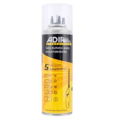 Cartucho de Gas Butano para Encendedores 216 ml 10592 Adir | Recarga Multiusos