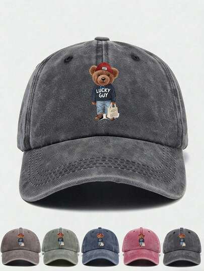 Vintage Washed Adjustable Cap, Unisex, Suitable For All Seasons, Spring, Summer, Autumn, Winter, Ideal For Valentine's Day, Weddings, Christmas, Back To School, Father's Day, Outdoor Activities, Sun Protection, A Must-Have Gift For Men And Women. Niche Customizable Trucker Cap Available In Black, Pink, Purple, Yellow. Casual Headwear, Men's Hat.