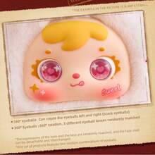 Samuel盲盒收藏版招财猫毛绒公仔，生日、情人节、圣诞节、节日礼物，ABS硬质脸部材质，无填充物 - 彩色 - 查看 3