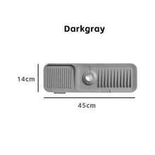 1pc Faucet Drip Mat - Dish Soap Sponge Holder Tray - Kitchen Sink Accessories Small Tool Bathroom Countertop Drying Mat Anti-Splash Board