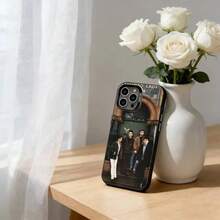 Funda de teléfono Rock-The-S-Smiths para iPhone17,16,15,14,13,12,11 Plus, Pro Max, funda de teléfono negra y plateada - z7 - Ver 11