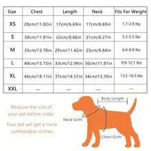 加厚保暖抓绒背心，适合小型犬猫冬季户外玩耍