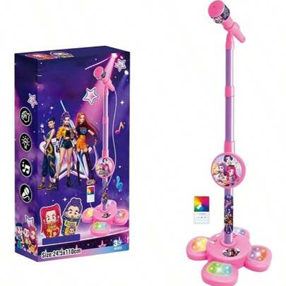 Witch Hunter Crew Giocattoli creativi per bambini – Strumenti musicali in stile K-Pop – Altoparlanti, pianoforti e microfoni – Ideali come regalo