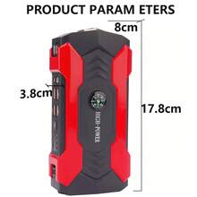 99800mAh Car Jump Starter Booster Jumper Box Power Bank Battery Charger With USB/Power Bank/Output/LED Light - Xem 9