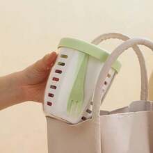 Double Layer Draining Salad Cup - Fruit Food Storage Containers - Beverage Cleaning Box - NAM GIỚI - Xem 9