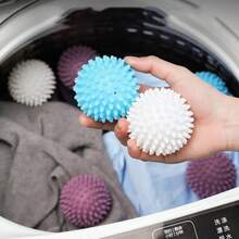 16pcs Reusable Laundry Balls, Extra Large Laundry Cleaning Balls, Magic Bumpy Textured Balls For -Free Washing, Dryer Balls To Speed Up Drying, Stain Removal And Anti-Wrap Laundry Balls, Suitable For Tumble Dryers, Prevents Clothing Tangling - Multicolor - View 2