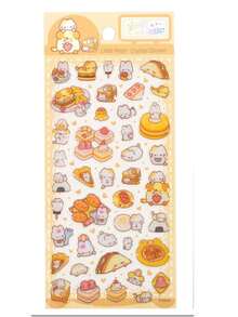 全新卡通动物城市系列注水糖果贴纸，可爱朱迪和尼克贴纸，卡通动物食物玩具水晶贴纸，可爱小猫、甜点、小狗卡通动物装饰贴纸 - 彩色 - 查看 10