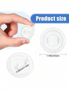 5pcs Child Safety Electrical Outlet Covers, European 2-Hole Design, Sturdy Non-Detachable, Anti-Accidental Touch, Easy Operation, Fit Power Sockets, Home/Nursery/Dorm/Office Safety