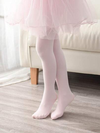 1/2/4 双女童舞蹈紧身裤、儿童紧身裤、婴儿无脚紧身裤、粉色、纯色、无脚长袜、薄款、高弹力无脚连裤袜、粉色舞蹈袜、休闲适合日常穿着、学院风可爱风格舞蹈裤、春夏/四季常规无脚裤、适合学生日常聚会、搭配裙子、短裤、平底鞋、返校紧身裤、返校季、学生、新学期、返校、教室