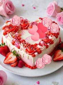 3 piezas/1 pieza Moldes de silicona para el Día de San Valentín, moldes de chocolate, moldes de helado, moldes de pastel, moldes de galletas, decoraciones de repostería DIY, adecuados para fiestas festivas, aniversarios, decoraciones de repostería y fiestas de cumpleaños. - Multicolor - Ver 8