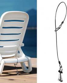 Deck Or Dock Anchors For Gap Between Boards - Outdoor Furniture Deck Anchor Marine Grade Stainless Steel Fishbone Deck Anchor Pegs With Carabiners Easily Reposition Chair, Table, Grill And Kayaks - ColorA - View 1