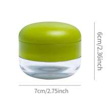 1pc Mini Garlic Crusher Chopper Mincer Presser Grinder, Manual Garlic Press For Home Use - Green - View 2