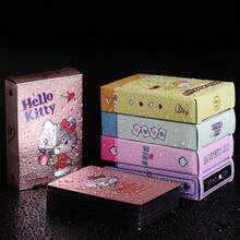 3pcs Sanrio Playing Cards Set - Hello Kitty, Kuromi, My Melody, Pompompurin, Waterproof & Durable PET Material, High-Quality Party Entertainment Gift