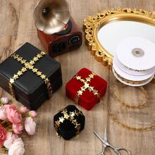 2pcs Exquisite Ribbon, Gold/Silver/Red Star Ribbon, Gift Wrapping Tape, 20m DIY Gift Flower Wrapping Accessories, DIY Gift Flower Wrapping And Decoration, Bow Ribbon, Gift Wrapping, Suitable For Mother's Day, Valentine's Day, Father's Day, Graduation Season, Birthday Gift Wrapping - Multicolor - View 5