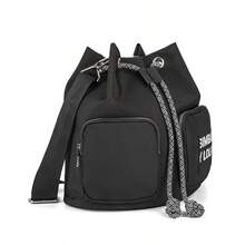 Bolso de mujer BIMBA LOLA, gran capacidad, bolso de hombro, bolso de mano, bolso tipo cubo, diseño único - C - Ver 2