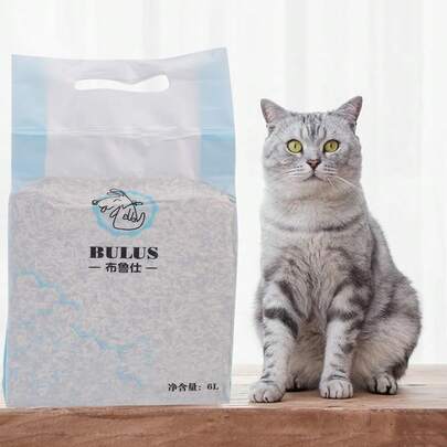 Living And Home 6L 2.4kg Natural Tofu Cat Litter For Odour Control And Easy Cleanup,Pet Supplies