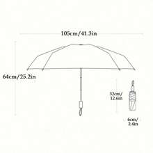 72 Bone Super Strong Windproof Automatic Sun Umbrella For Men Women Large Rainproof Sun-Proof UV Protection Folding Men Umbrellas (Yellow) Summer Cooling, Beach, Travel - 綠色 - 查看 4
