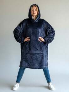 Wearable Blankets - Navy Blue - View 5