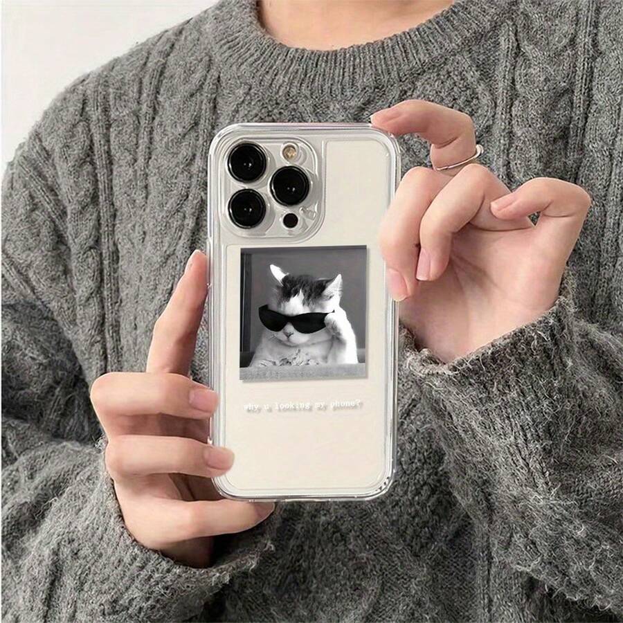 Funda creativa para teléfono, diseño elegante - Protector de teléfono premium de TPU suave resistente a impactos para iPhone 17, 16, 15, 14, 13, 12, 11 Pro Max, 14 Plus, 12 Mini, X, XS Max, XR, 8, 7 Plus, funda suave a prueba de golpes para chicas y mujeres - 1 pieza - Ver 1