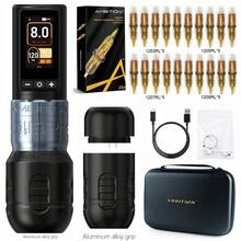 Ambition 1PC Soldier270 Wireless Tattoo Machine 4.0-4.5mm Stroke Brushless Motor Pen Professional 2400mAh Battery Grip 34-42mm - Multicolor - View 16