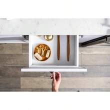 Duck EasyLiner Select Grip - Forro de Estante fácil de Instalar y Cortar para Ajustar Antideslizante no calcomanía Estante de cajón y Forro de gabinete para Cocina baño despensa armarios 12 - Blanco - Ver 6
