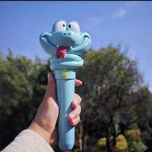 Bolígrafo de suero de serpiente azul de dibujos animados impreso en 3D, artículos de papelería para estudiantes, bolígrafo de víbora de estilo anime, bolígrafo de serpiente azul de dibujos animados, artículos de papelería creativos de estilo anime, regalo de juguete coleccionable, bolígrafo de escritura de anime coleccionable, regalo creativo para estudiantes, regalo de cumpleaños/Navidad/Pascua/Año Nuevo/Día de San Valentín - Multicolor - Ver 7