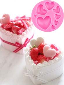 3 piezas/1 pieza Moldes de silicona para el Día de San Valentín, moldes de chocolate, moldes de helado, moldes de pastel, moldes de galletas, decoraciones de repostería DIY, adecuados para fiestas festivas, aniversarios, decoraciones de repostería y fiestas de cumpleaños. - Multicolor - Ver 3