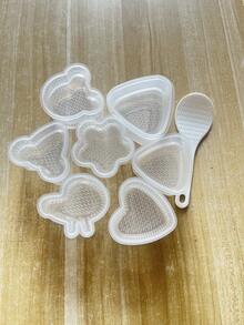 2/1pc Triangle Sushi Mold, Bento Lunch Box Shaping Mold DIY Tool, Large & Small Rice Ball Sushi Mold - Multicolor - View 15