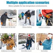 Winter Waterproof Gloves For Men And Women Work Gloves For Cold Weather Thermal Insulated Freezer Gloves - 橘色1對 - 查看 5