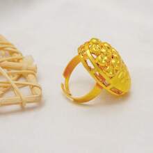 Dubai 24K Golden Plated Jewelry Set Women's Banquet Wedding Big Necklace Set - BJ1052Q6 - View 8