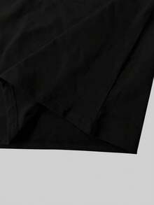 تي شيرت فضفاض بياقة على شكل حرف V للنساء، مخصص بطباعة تصميم لعيد الحب، عيد الأم، ذكرى السنوية، خط الخط، نص، رقم محظوظ، اسم الحبيب/الحبيبة، طباعة إعلانية، أي شيء قابل للتخصيص - الأسود - مشاهدة 6