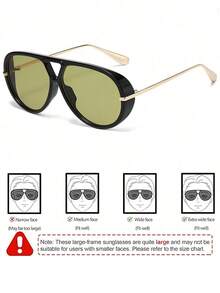 SeeBand Okulary przeciwsłoneczne typu Aviator unisex, okrągłe okulary przeciwsłoneczne retro oversize, okulary przeciwsłoneczne retro shield, damskie okulary przeciwsłoneczne z dużą oprawką, modne okulary przeciwsłoneczne w stylu europejskim i amerykańskim, akcesoria do podróży na świeżym powietrzu i do stylu ulicznego, modne okulary przeciwsłoneczne damskie, damskie okulary przeciwsłoneczne, strój jesienno-zimowy, akcesoria plażowe, styl retro Y2K basic, casualowy styl biznesowy, letnie wakacje na plaży, prezent na podróż na świeżym powietrzu - Wielokolorowe - Zobacz 31