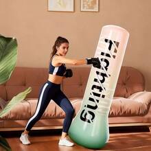 1pc Adult Inflatable Punching Column, Upright Water-Filled Tumbler, Teenager Home Fitness Sports Punching Bag, Stress Relief Item, Boxing Training Equipment - Multicolor - View 6