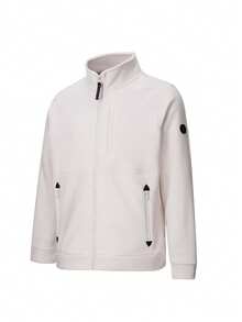 CAMEL CROWN Men's Outdoor Fleece Jacket With Thick Fleece Lining, Windproof Polar Fleece Jacket - Oak Ash - View 7