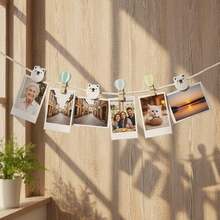 Set de Pinzas Decorativas con Diseño de Osito Blanco para Ropa, Papeles o Manualidades – Ganchos Tiernos y Resistentes para Uso en el Hogar, Oficina o Regalos Creativos - Multicolor - Ver 6