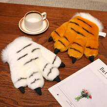 创意柔软的老虎、棕熊和熊猫毛绒玩具、爪子手套、派对玩偶、亲子互动玩具、儿童安抚玩偶和陪伴玩偶、情人节送给男女朋友的礼物。 - 彩色 - 查看 10