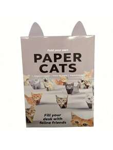 DIY 3D Paper Cat Dog Origami Kit Step By Step Fold Your Own Handmade Model Green Color Coded Instructions Pre Cut Pieces For Beginners Easy To Assemble Craft Fun Gift Home Decoration No Glue Needed - 彩色 - 查看 7