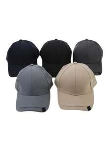 男士时尚遮阳高尔夫帽，韩版简约休闲百搭棒球帽 - 彩色 - 查看 10